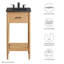 Modway Zaire 18'' Single Bathroom Vanity with Ceramic Top-94387492-94387491