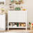Sofa Tables Narrow Long for Living Room, Console Table with 2-Door, Entryway Table with Storage Shelf, Hallway Table, Coffee Bar for Living Room, Office, Couch