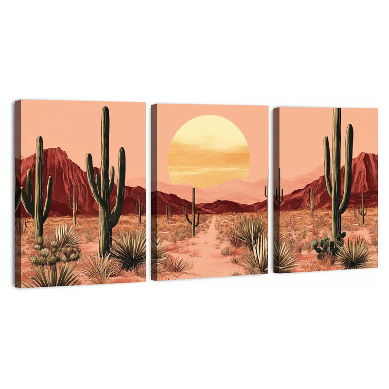 3 Piece Wrapped Canvas Print
