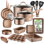 20 - Piece Non-Stick Aluminum Cookware Set