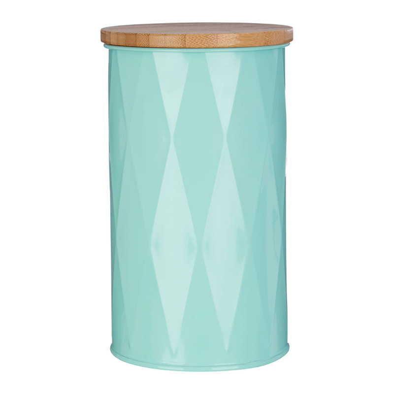 Metal Jar, 20cm H x 12cm W x 12cm D, Black