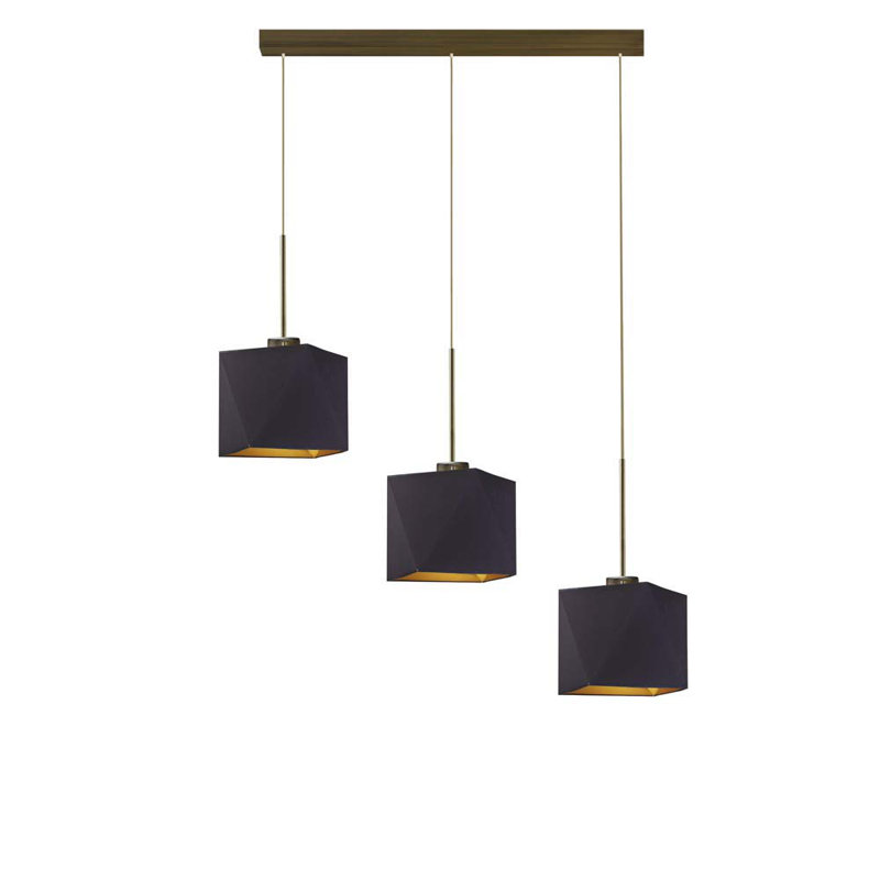 Everette 3 - Light Kitchen Island Pendant, Black