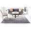 Tapis à motif géométrique gris Emeraude-1704230271