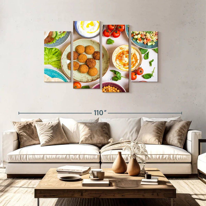 Yarlin Middle Eastern Dishes, 48" H x 75" W