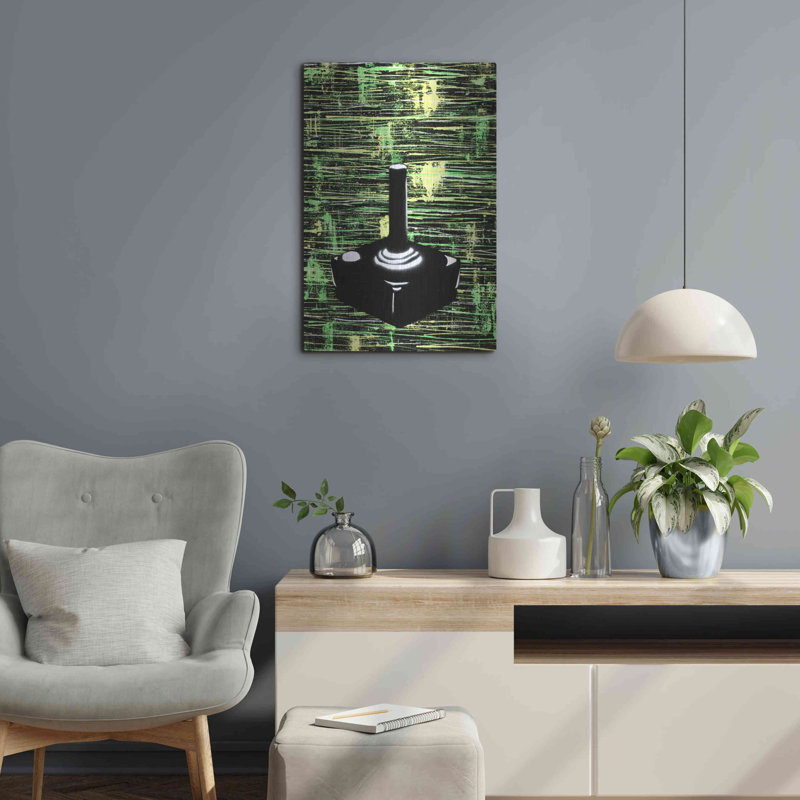 «Joystick» par Craig Snodgrass, Ebern Designs, art mural en métal, H 24 po x l 16 po