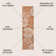 Zinnia Modern Floral Textured Weave Orange/Cream Indoor/Outdoor Rug