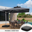 Parasol carré à DEL 120 po-198721275