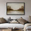 Tranquil River Scene, impression sur toile - décor de paysage impressionniste de ton chaud pour bureau ou bureau-115209497-115209503-115209505