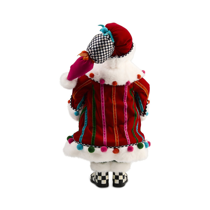 Confetti Christmas Fabric Santa