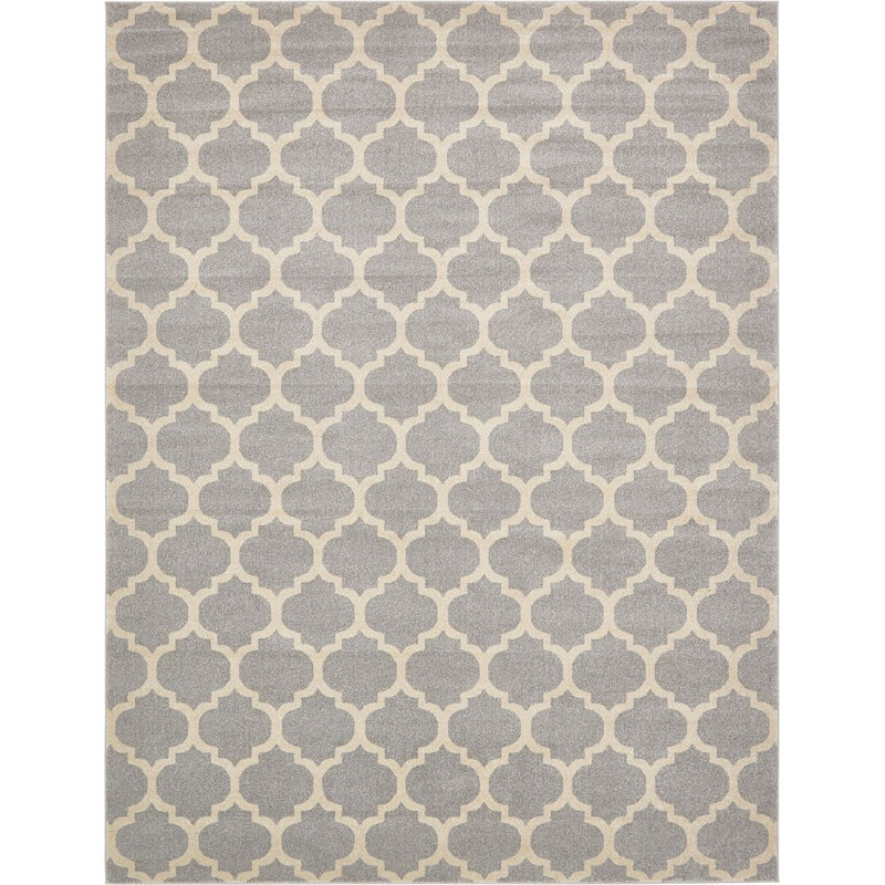 Tapis gris Cohleen, Rectangle 10 pi x 13 pi