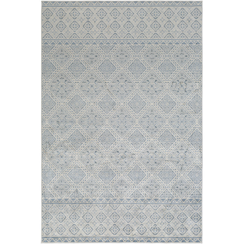 Tepper Viscose Southwestern Indoor Rug, Rectangle 5'3" x 7'7"