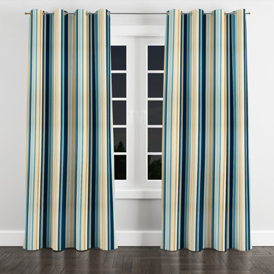 Ayusha - Modern Blackout Grommet Curtain - 1 Panel
