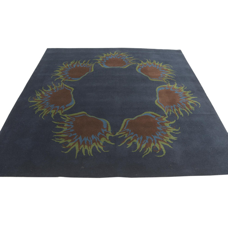 Tapis bleu marine 8 pi Pineland