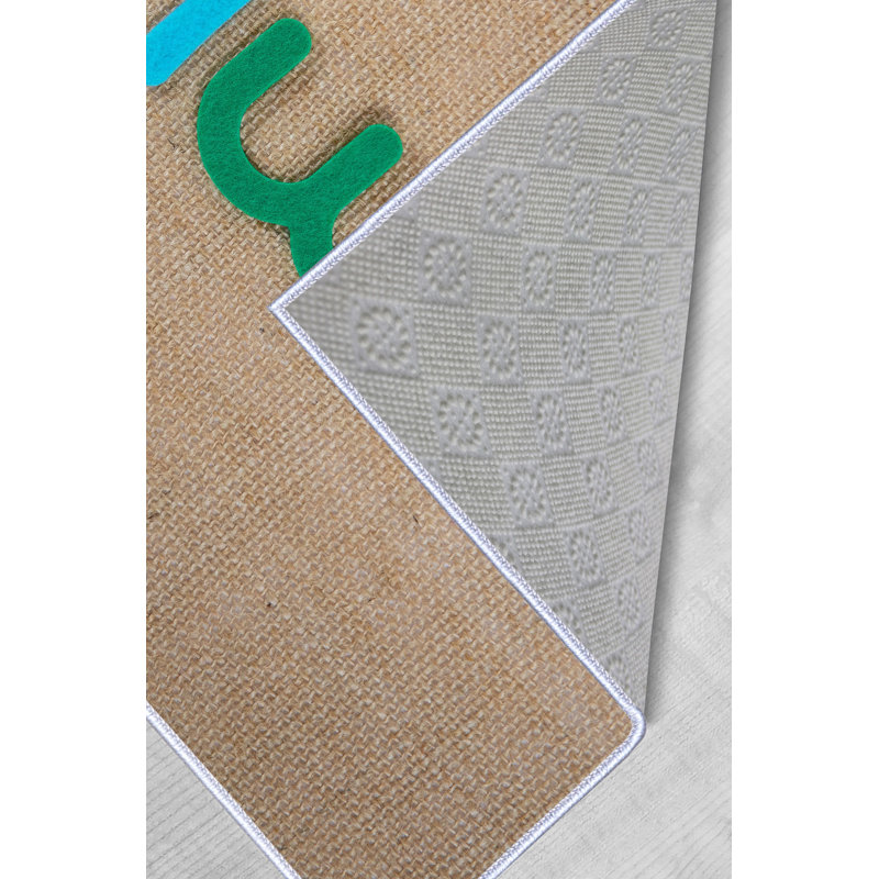 Fashionable Hall Carpet, 3D Digital Print, 3.3 x 6.6 ft | 100% Polyester, 650 g/m², Pile Height: 0.3 in | Non-Slip PVC Dot Underside, Machine Washable, Ideal for Entryways & Living Rooms, Easy Care & Durable
