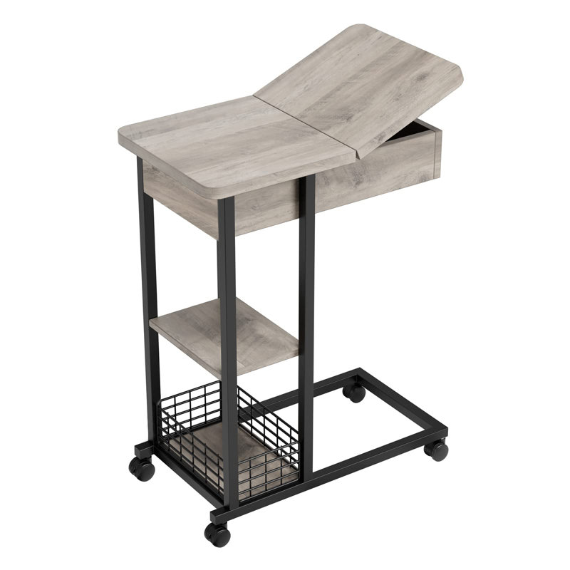 Aeysha End Table, Grey