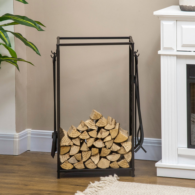 46cm W x 30cm D Metal Log Store