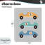 Plaque murale Vroom Race Cars, design par Susan Ball