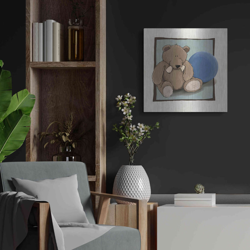 «Teddy Bear And Ball» par GraphINC, H 24 po x l 24 po