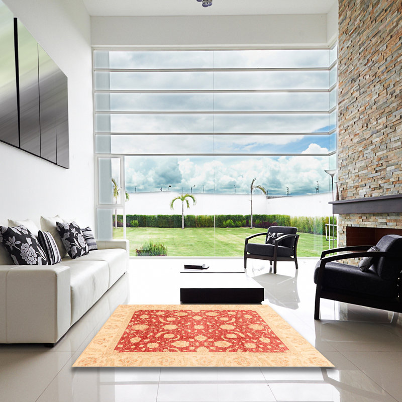 Tapis abstrait moderne 3791, Carré 6 pi