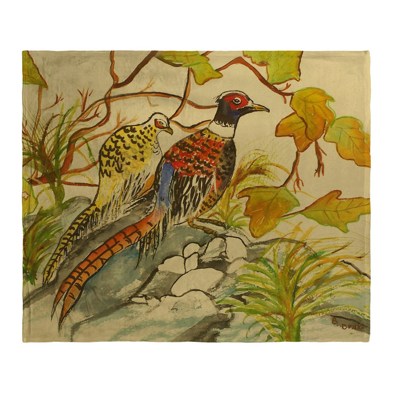 Jeté Pheasant Silk-Touch