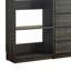 Système d'organisation modulaire autoportant Dee, 6 tablettes, 2 tringles, gris