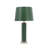 14x14x27" Leather Table Lamp