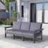 Reata HDPE 2 Piece Sofa Seating Group with Cushions