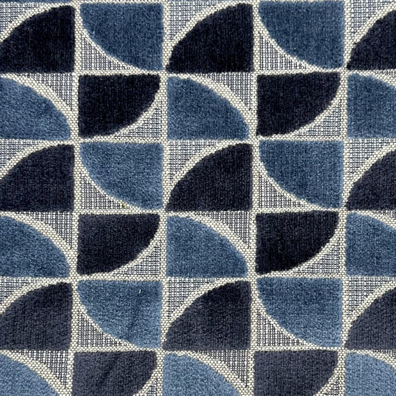Tissu de revêtement en velours 54 po, Marin