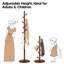 Edgemon Solid Wood Freestanding 8 - Hook Coat Rack