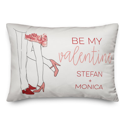 Kissing Couple Throw Pillow