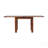 Solid Wood Butterfly Dining Table, Chestnut, Dark Brown, Table