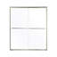 Ensemble de douche rectangulaire sans cadre l 60" x h 72" avec base incluse