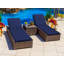 Ensemble de patio complet en rotin 16 pièces avec coussins Sorrento-499033330