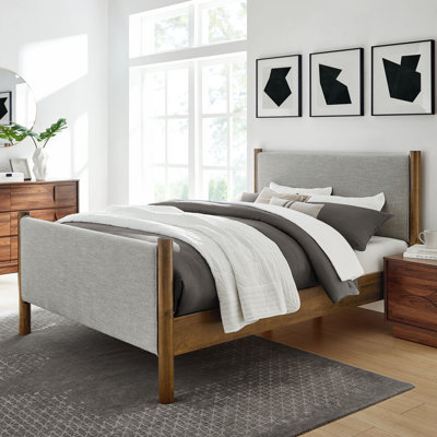 Maven Boucle Upholstered Platform Bed