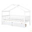 Lit simple en bois avec deux tiroirs-2135624929