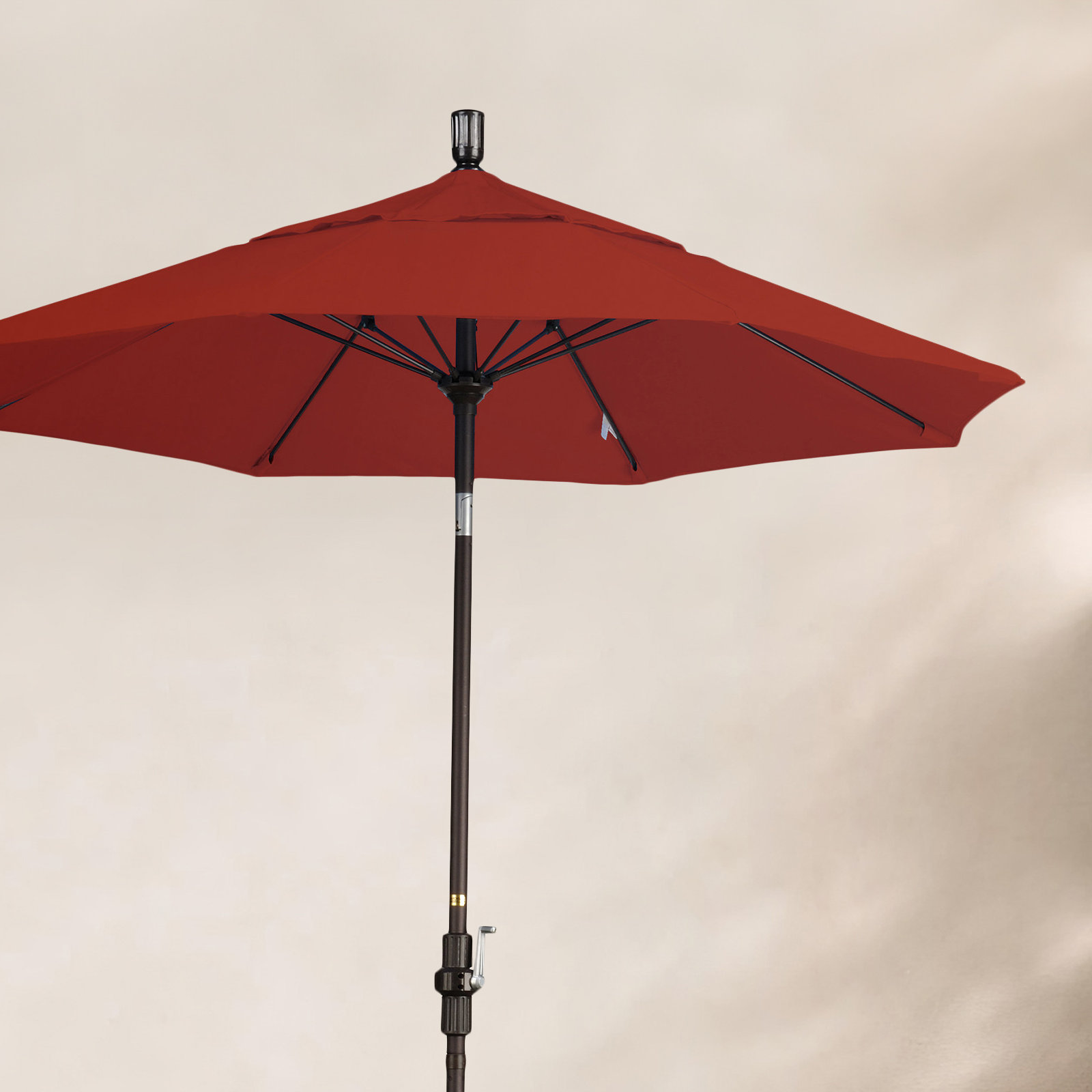 Brent 7.5' Umbrella, Brick Performance Canvas