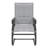 3-piece Outdoor Bistro Set, Breathable PVC-coated polyester, Durable Iron Frame