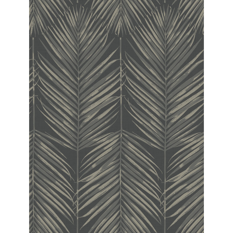 Rouleau de papier peint Jaydon, Sables noirs, L 27 pi x l 27 po