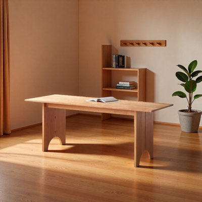 Bureau Mid-Century moderne en bois massif