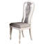 Chaises de salle à manger blanches et grises antiques (de 2), dossier, 2 chaises contemporaines élégantes, blanc / gris, assise moelleuse