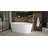 Badeloft 55" x 30" Freestanding Soaking Stone Resin Bathtub with Overflow and Drain BW-02-S-M in Matte White-71526203