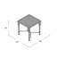 Table de bout en verre Richmond