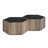 Almira Rustic Retro Wood Coffee Table With Marble Pattern Tops And Hidden Storage Drawers-117215891