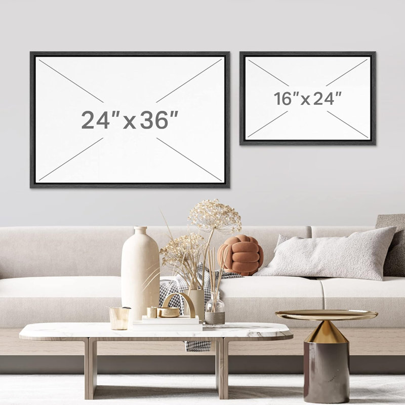 Geometric Western Shape Geometric Wood Effect Collage Abstract Shapes Illustrations Country Farmhouse Rustic, 24" H x 36" W