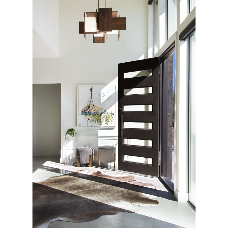 Muto 5 - Light LED Pendant, Dark Stained Walnut, 3500K (Cool)