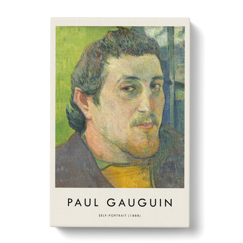 Self Portrait Vol.1 Print by Paul Gauguin - Wrapped Canvas, 50cm H x 35cm W x 3cm D