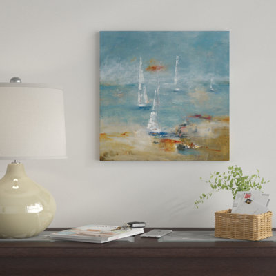 «Sail Away» par Lisa Ridgers, reproduction d'art graphique sur toile