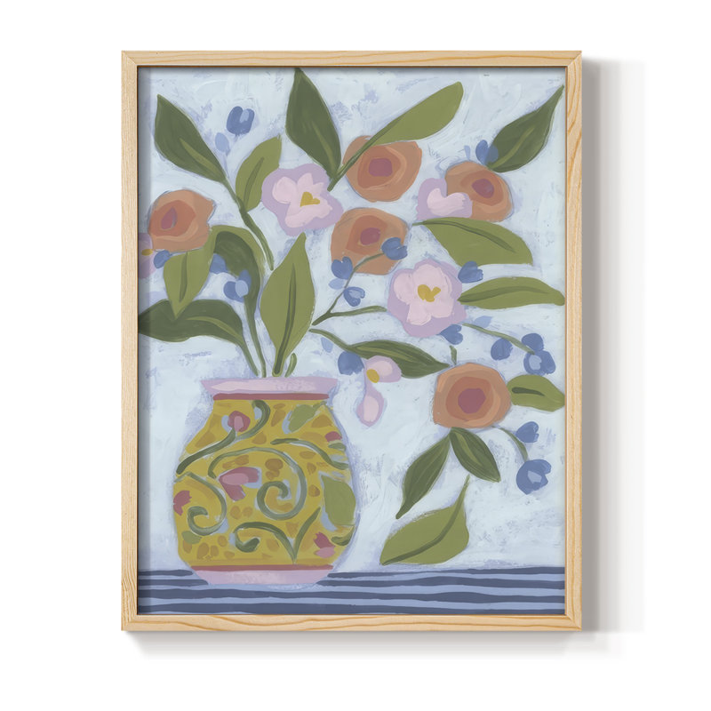 «Bouquet Vibes I», Naturel, H 21 po x l 17 po