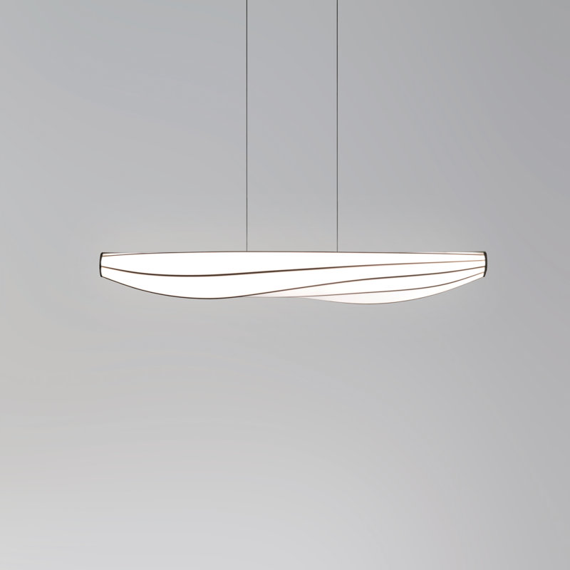 Lenis 1 - Light Pendant, Brushed Aluminum, 2700K, 120V
