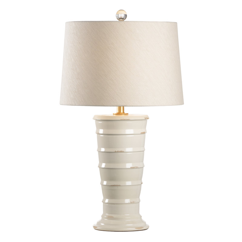 Vietri Table Lamp, Cream